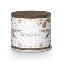 Illume Woodfire - Large Tin Candle