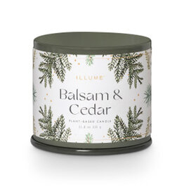 Illume Balsam & Cedar - Large Tin Candle