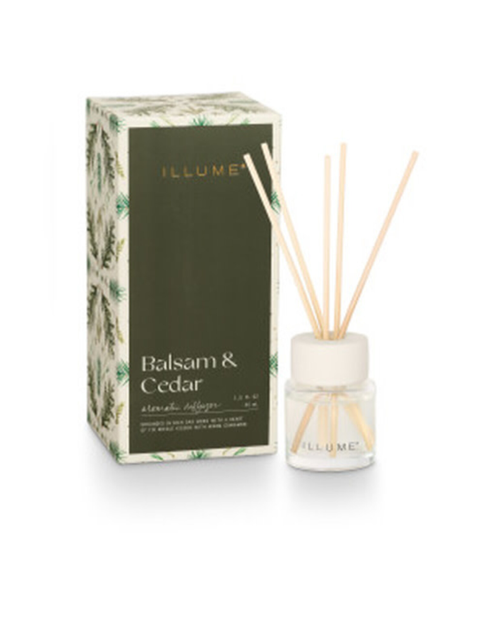 Illume Small Aromatic Diffuser Balsam and Cedar