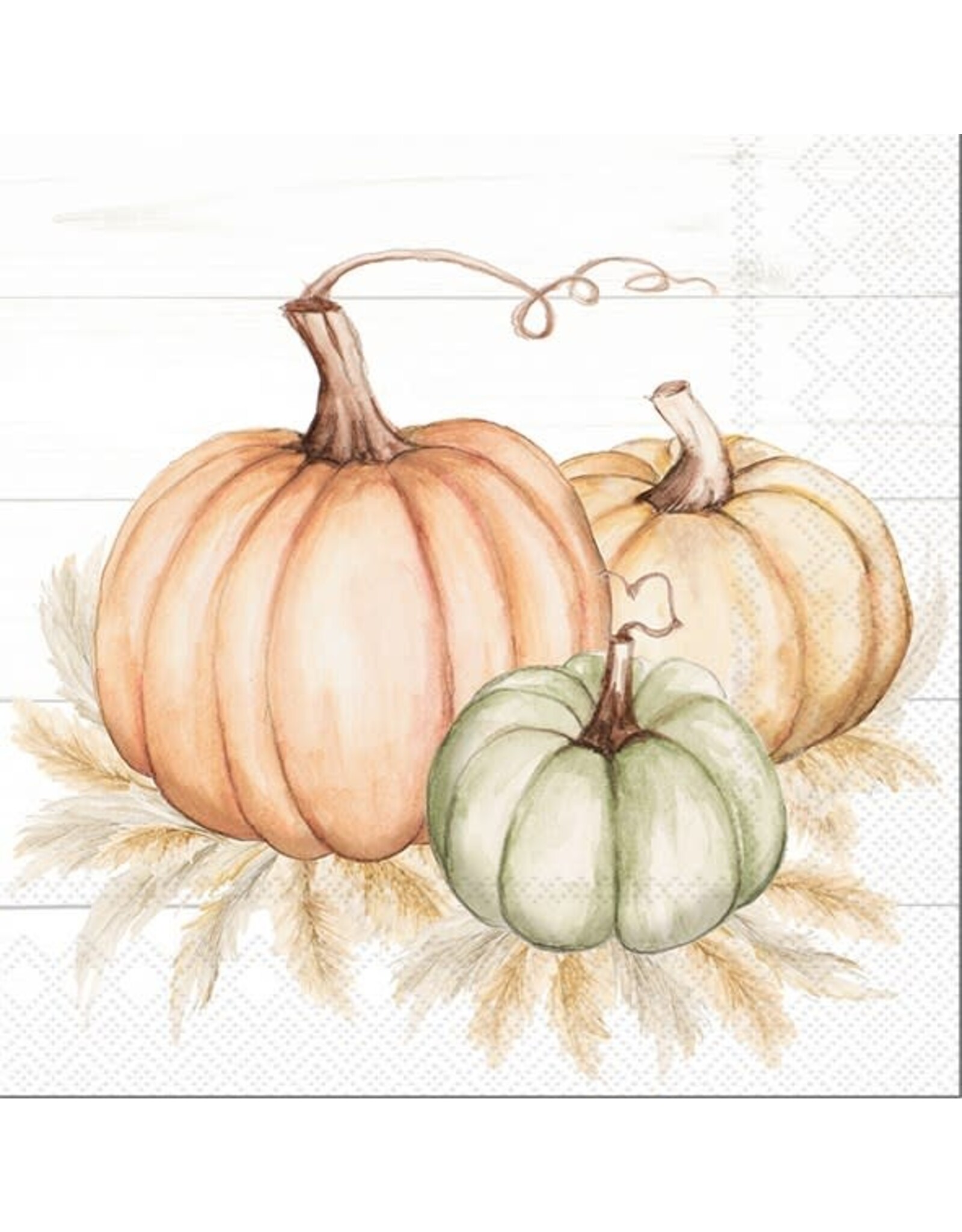 Pumpkin Trio Luncheon Paper Napkin