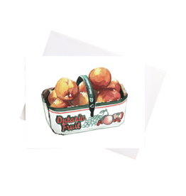 Niki Kingsmill Ontario Peaches Watercolour Card