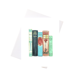 Niki Kingsmill Classic Books Watercolour Card