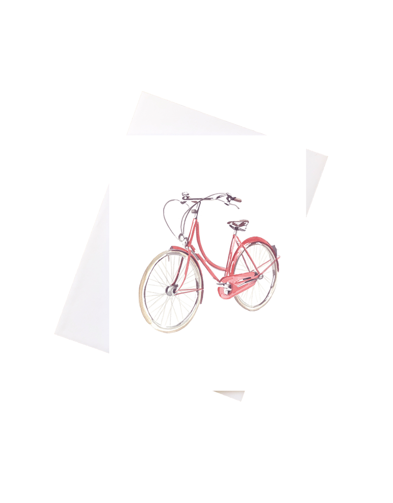 Niki Kingsmill Bike Watercolour Card