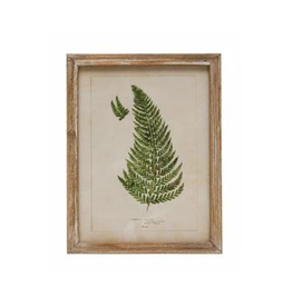 Fern Frond Framed Wall Art - 10" x 13" B