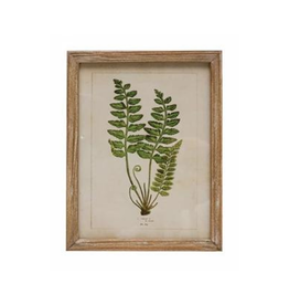 Fern Frond Framed Wall Art - 10" x 13" D