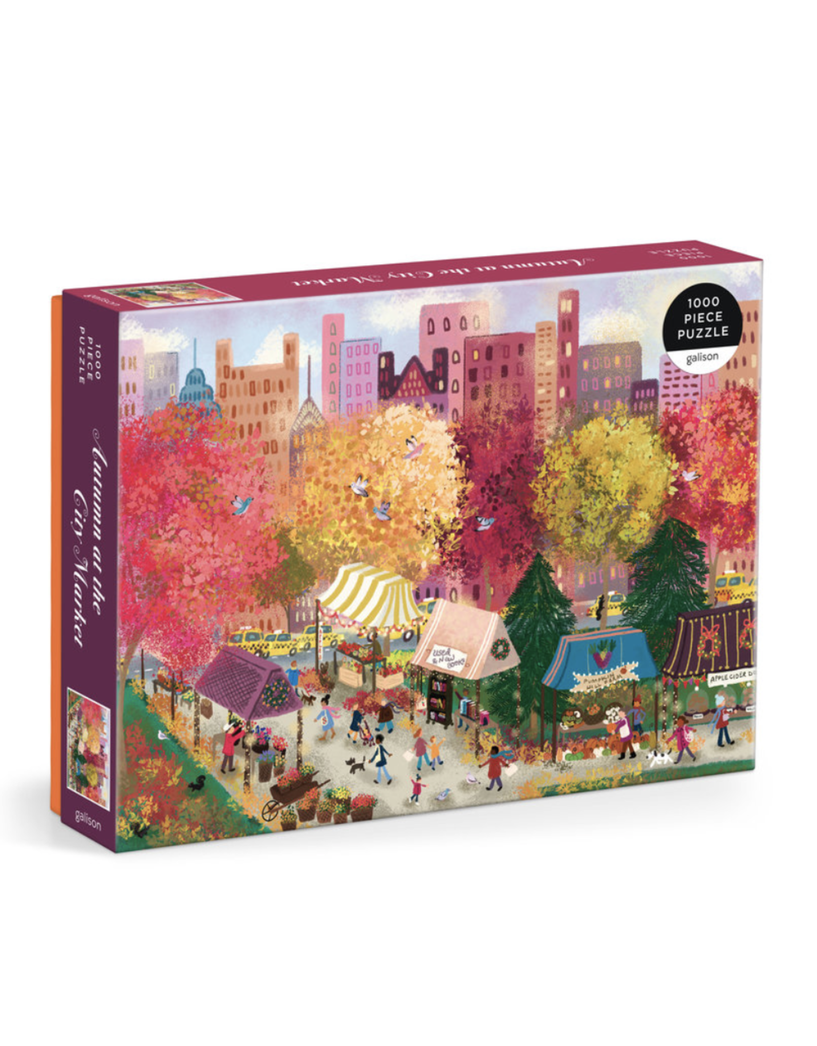 Autumn at the City Market - 1000 Piece Puzzle