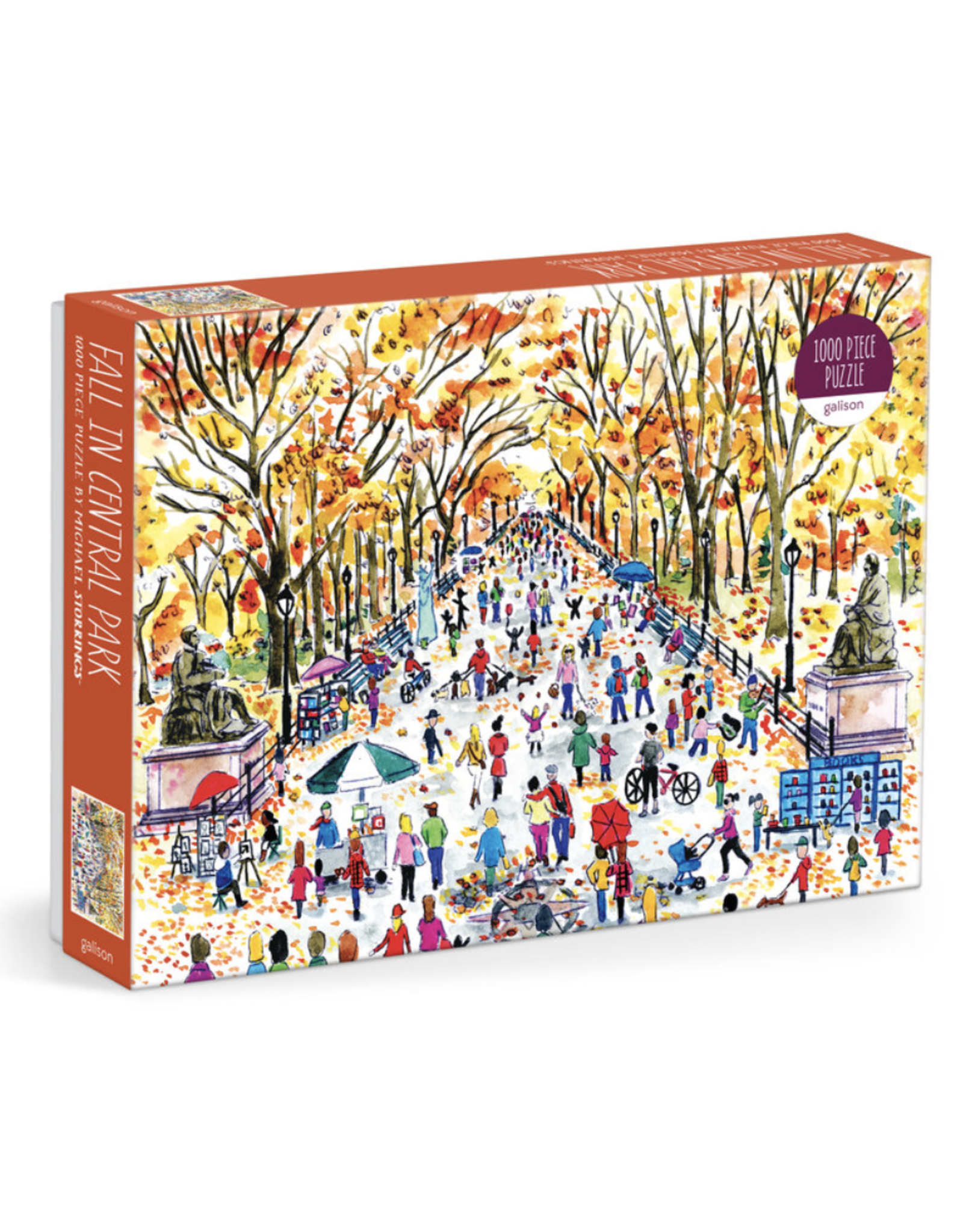 Michael Storrings Fall in Central Park - 1000 Piece Puzzle