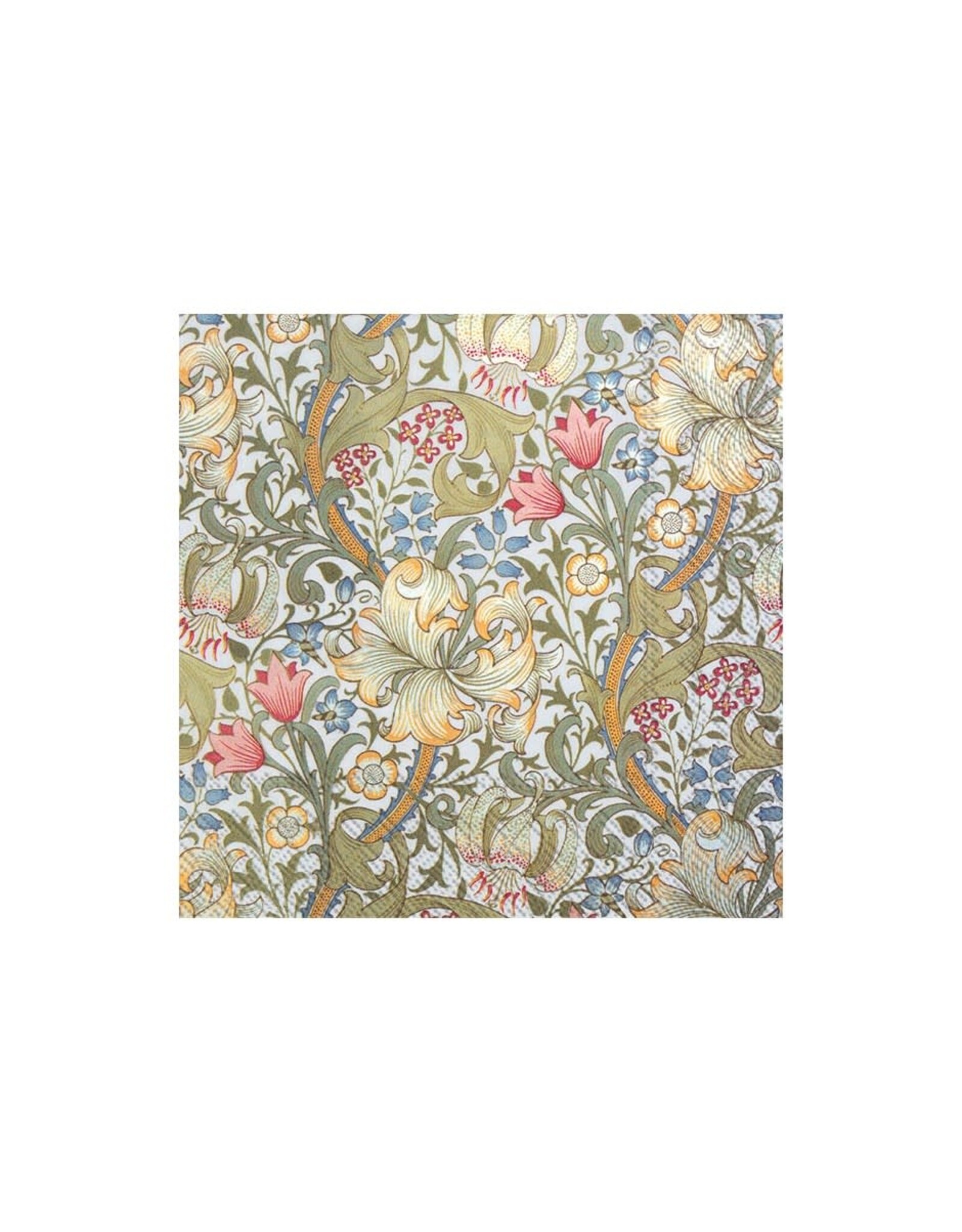 Golden Lily - Luncheon Paper Napkin