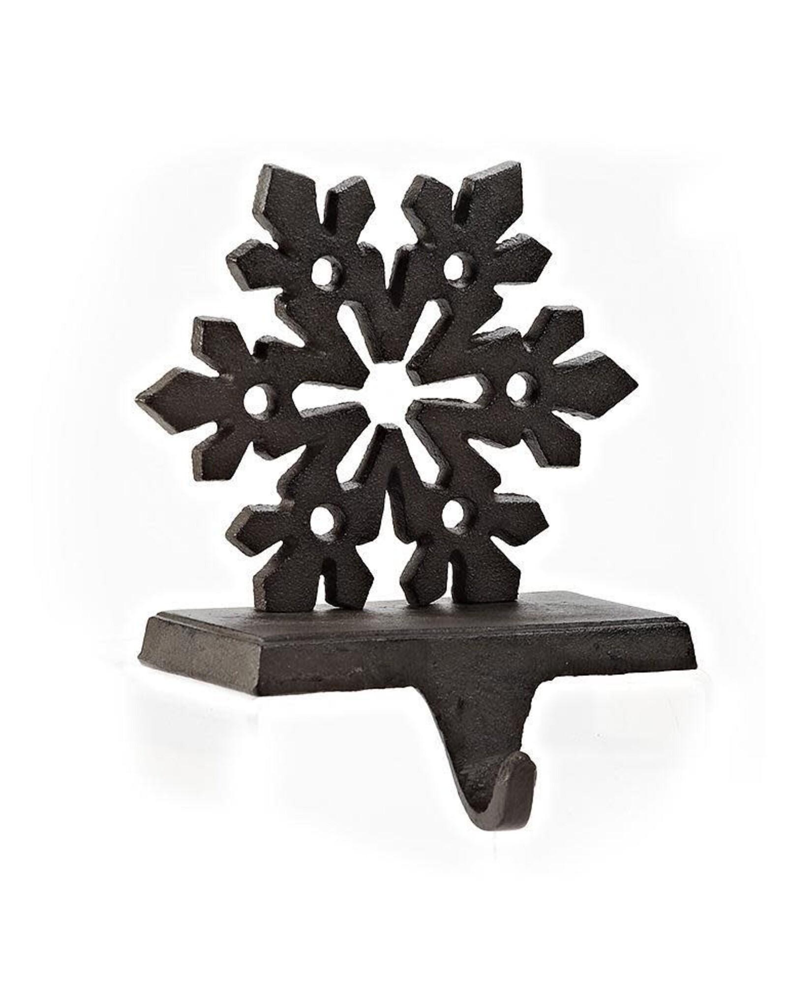 Cast Iron Snowflake Stocking Holder