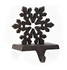 Cast Iron Snowflake Stocking Holder