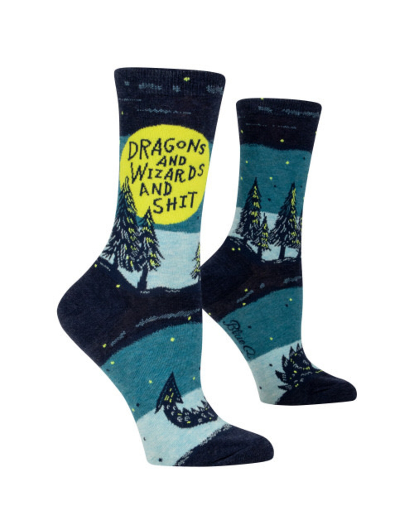 BQ Sassy Socks - Dragons Wizards