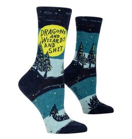 BQ Sassy Socks - Dragons Wizards