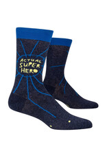 BQ Men's Sassy Socks - Actual Superhero