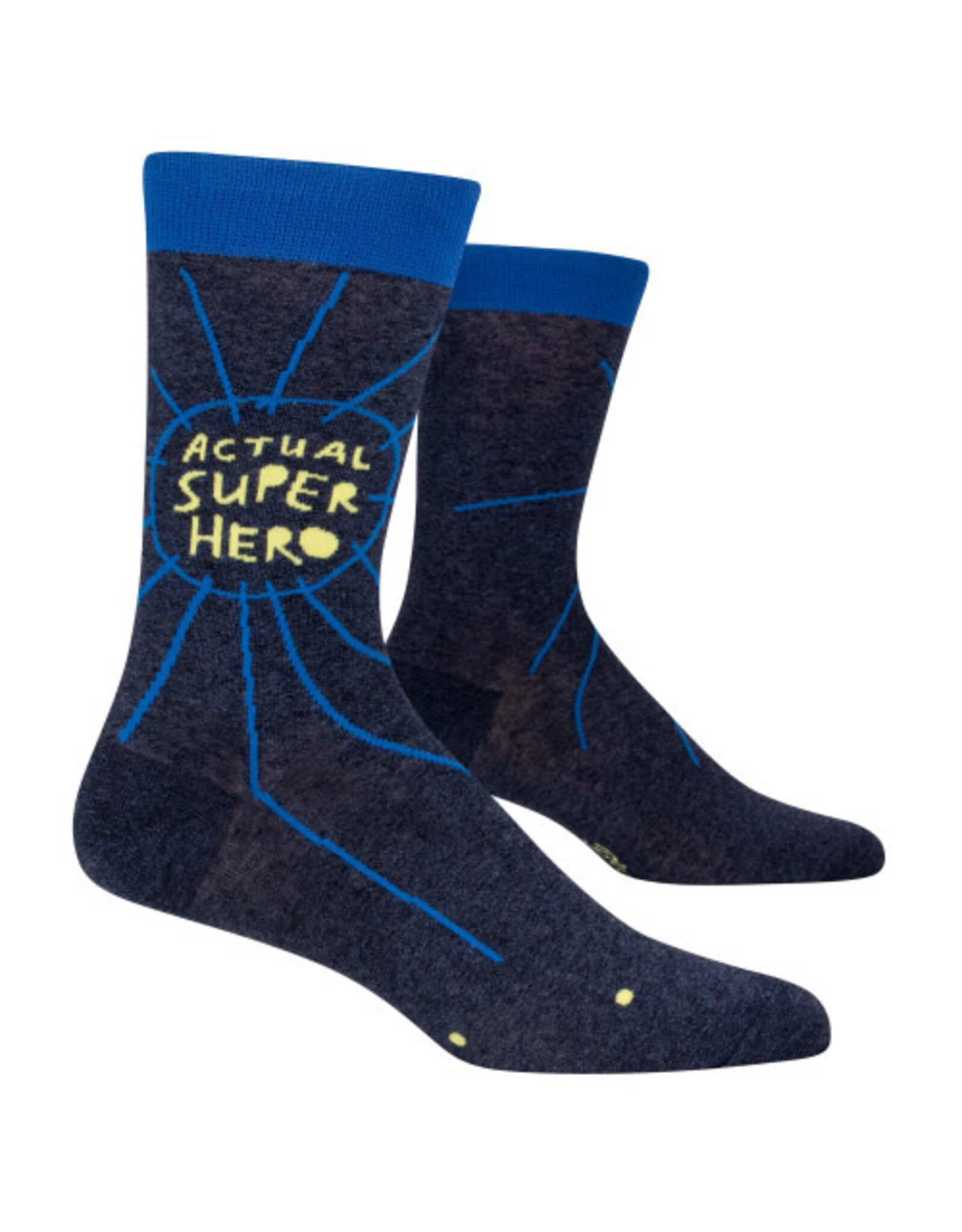 BQ Men's Sassy Socks - Actual Superhero