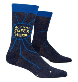 BQ Men's Sassy Socks - Actual Superhero
