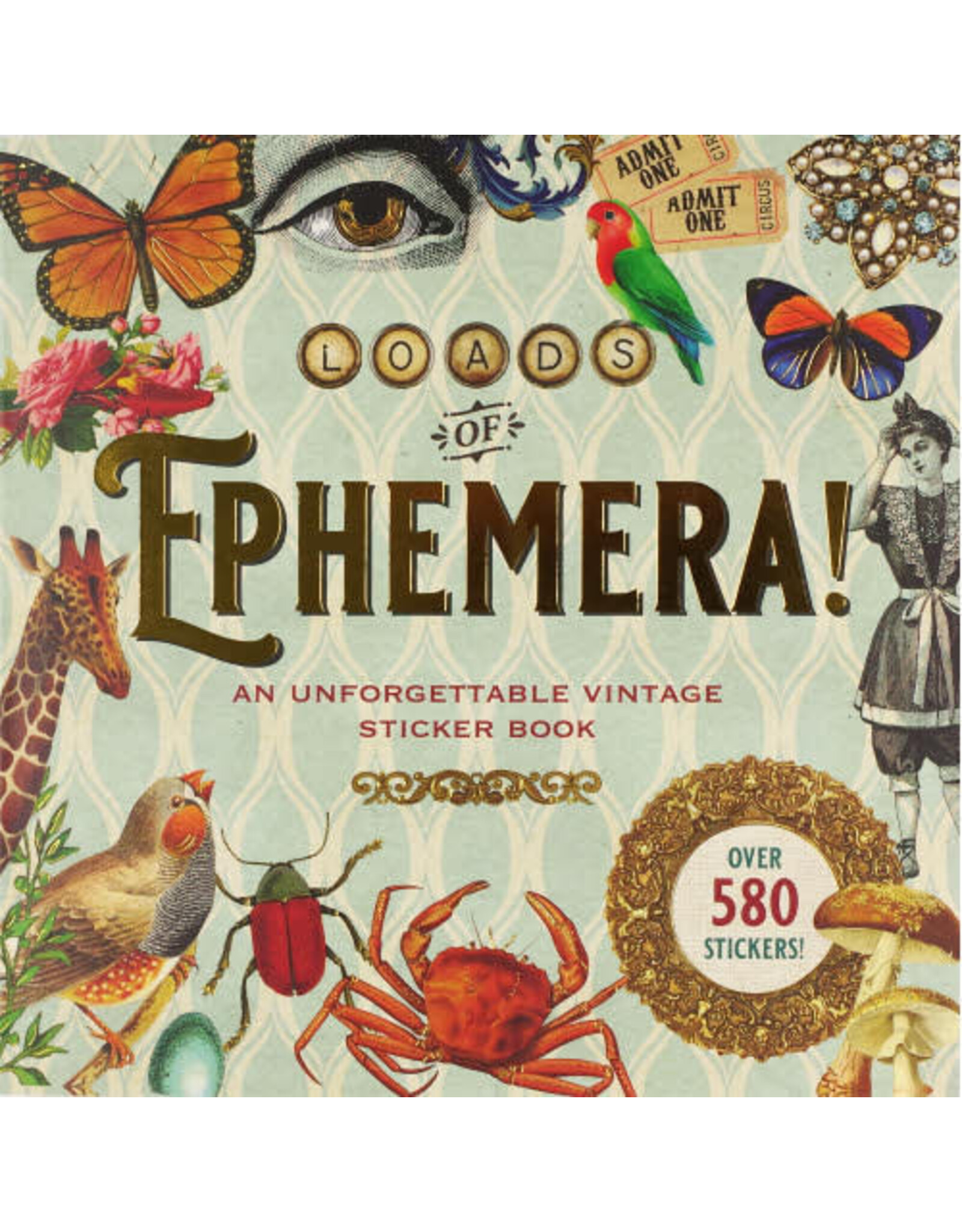 Loads of Ephemera Sticker Book