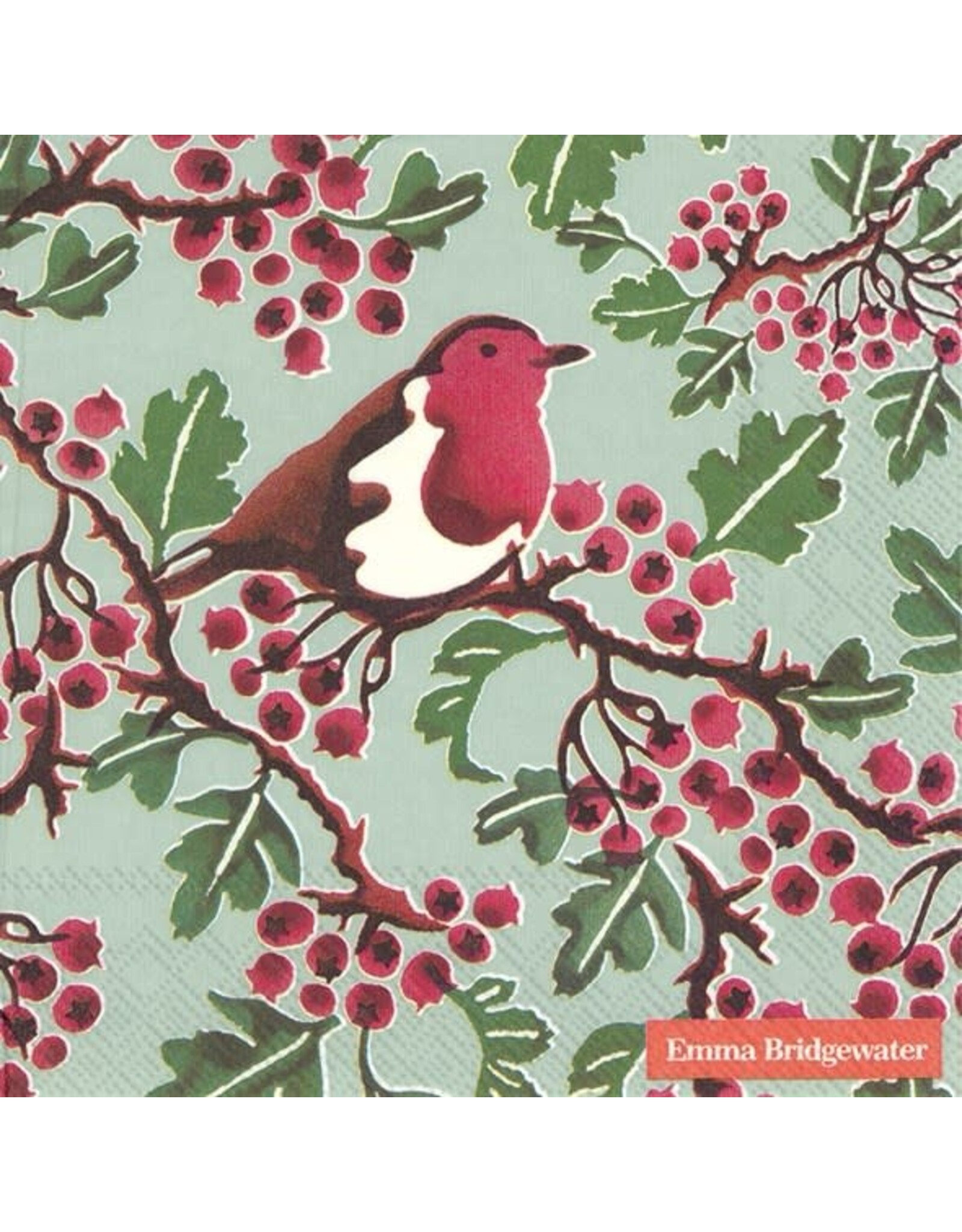 Hawthorn Berry - Light Green - Luncheon Paper Napkin