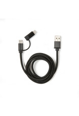 2-In-1 Phone Braided Cable