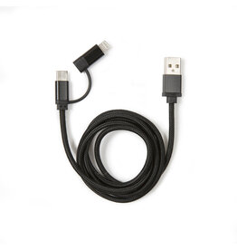 2-In-1 Phone Braided Cable