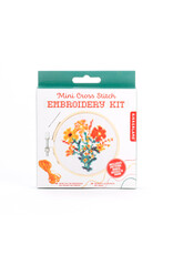Mini Cross-Stitch Embroidery Kit - Flowers