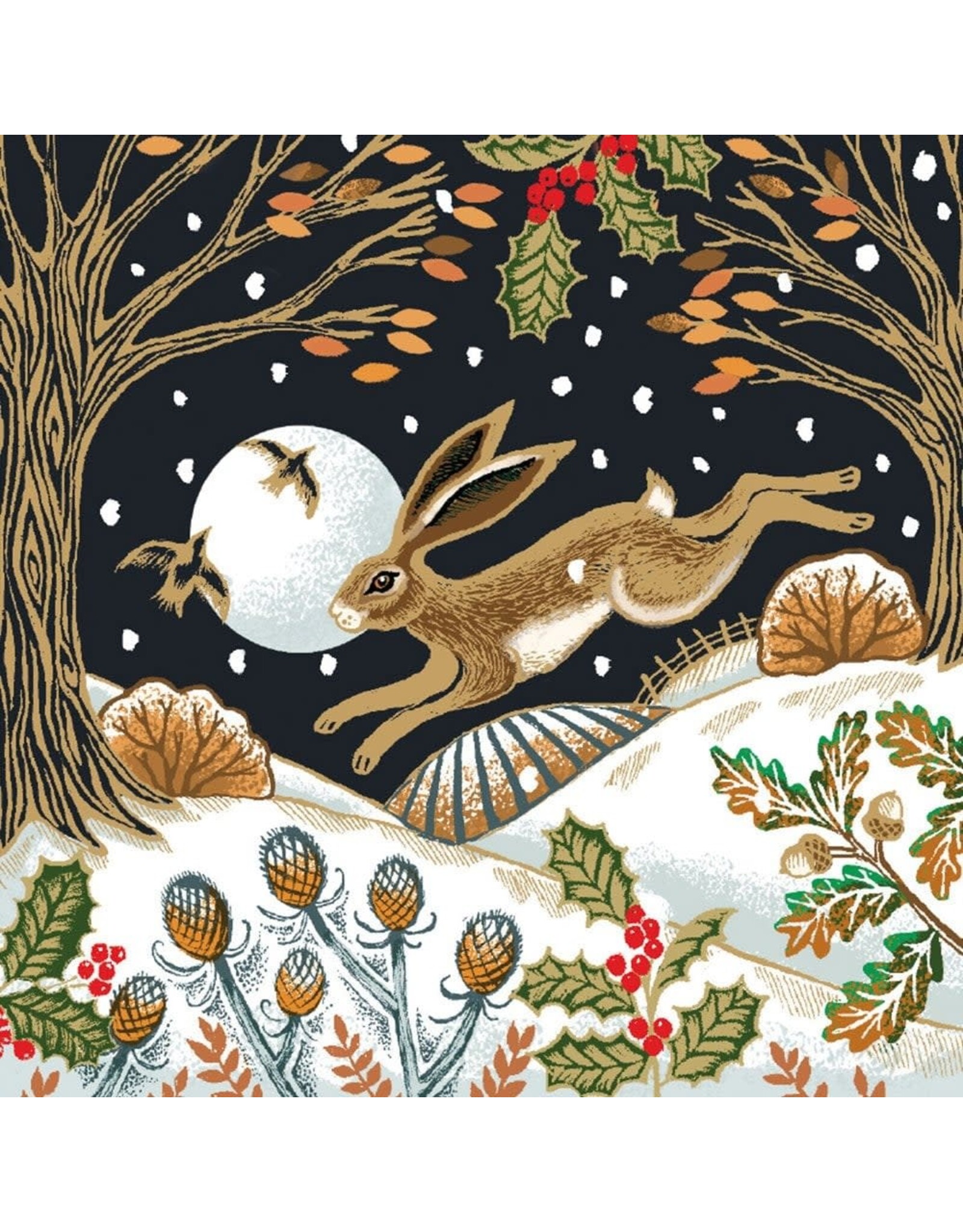 Boxed Cards - Christmas - Woodland Hare - Box of 8