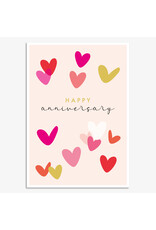 Anniversary - Happy Anniversary Mixed Hearts