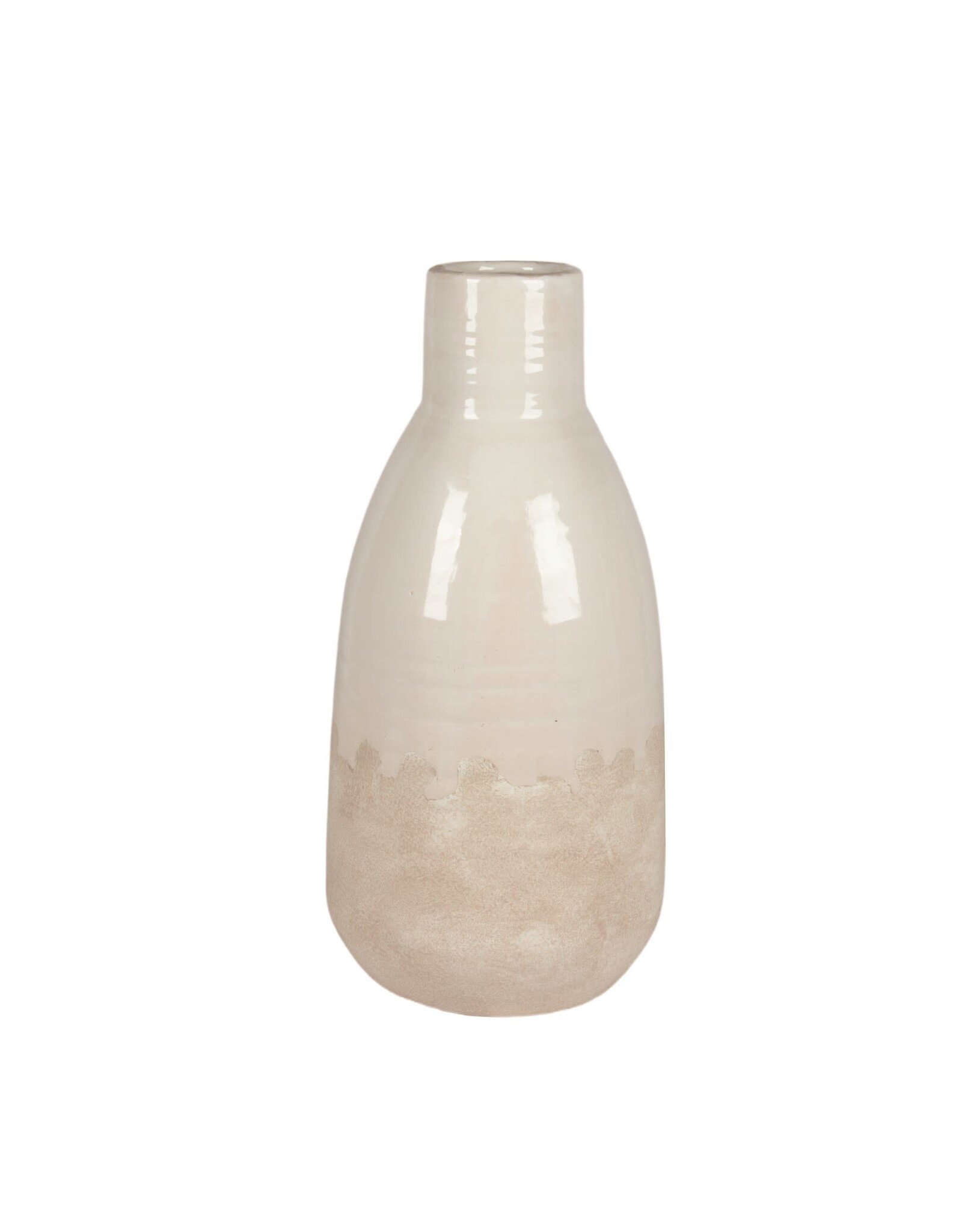 Tall White/Stone Vase