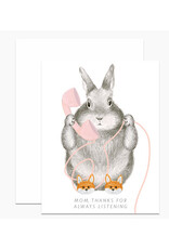 Mother's Day - Bunny in Fox Slippers