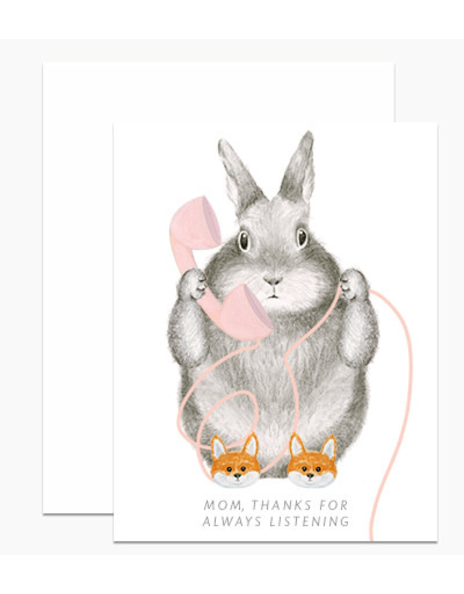 Mother's Day - Bunny in Fox Slippers