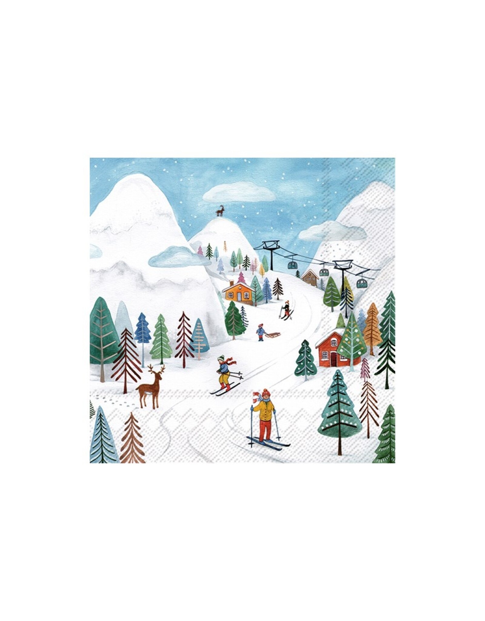 Winter Joy - Paper Cocktail Napkin