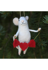Heart Full Mouse Ornament
