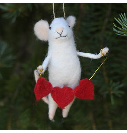 Heart Full Mouse Ornament