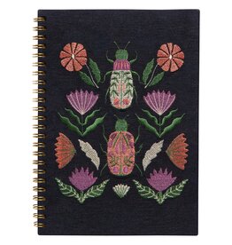 Amulet Ring Bound Embroidered Notebook