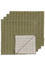 Olive Branch Double Weave Napkins - Set of 4