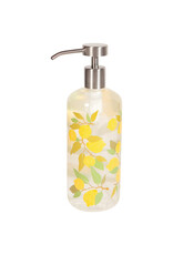 Lemons Glass Soap Dispenser