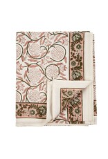 Jasmine Block Print Tablecloth