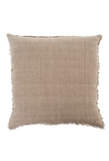 Lina Linen Pillow - Dove 24 x 24