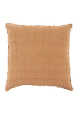 Lina Linen Pillow - Terracotta 24" x 24"