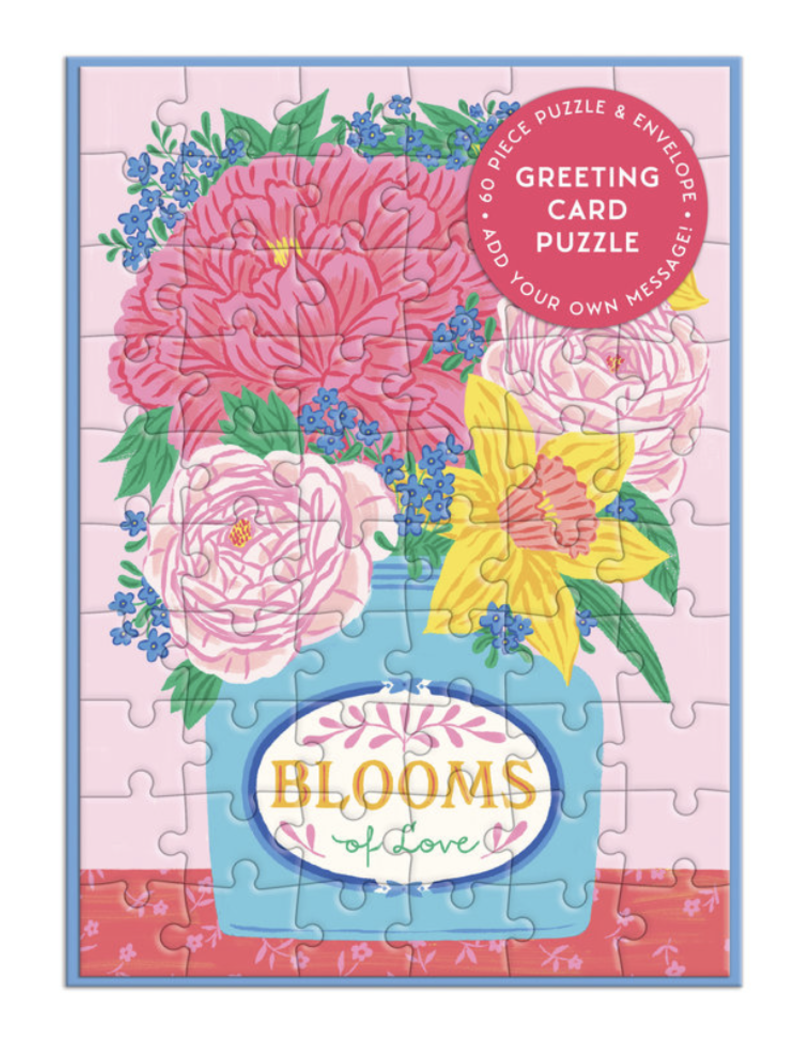 Puzzle Card - Blooms Of Love