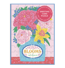 Puzzle Card - Blooms Of Love
