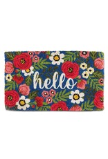 Floral Hello Doormat