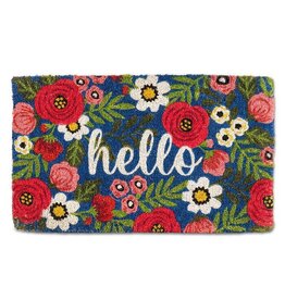 Floral Hello Doormat