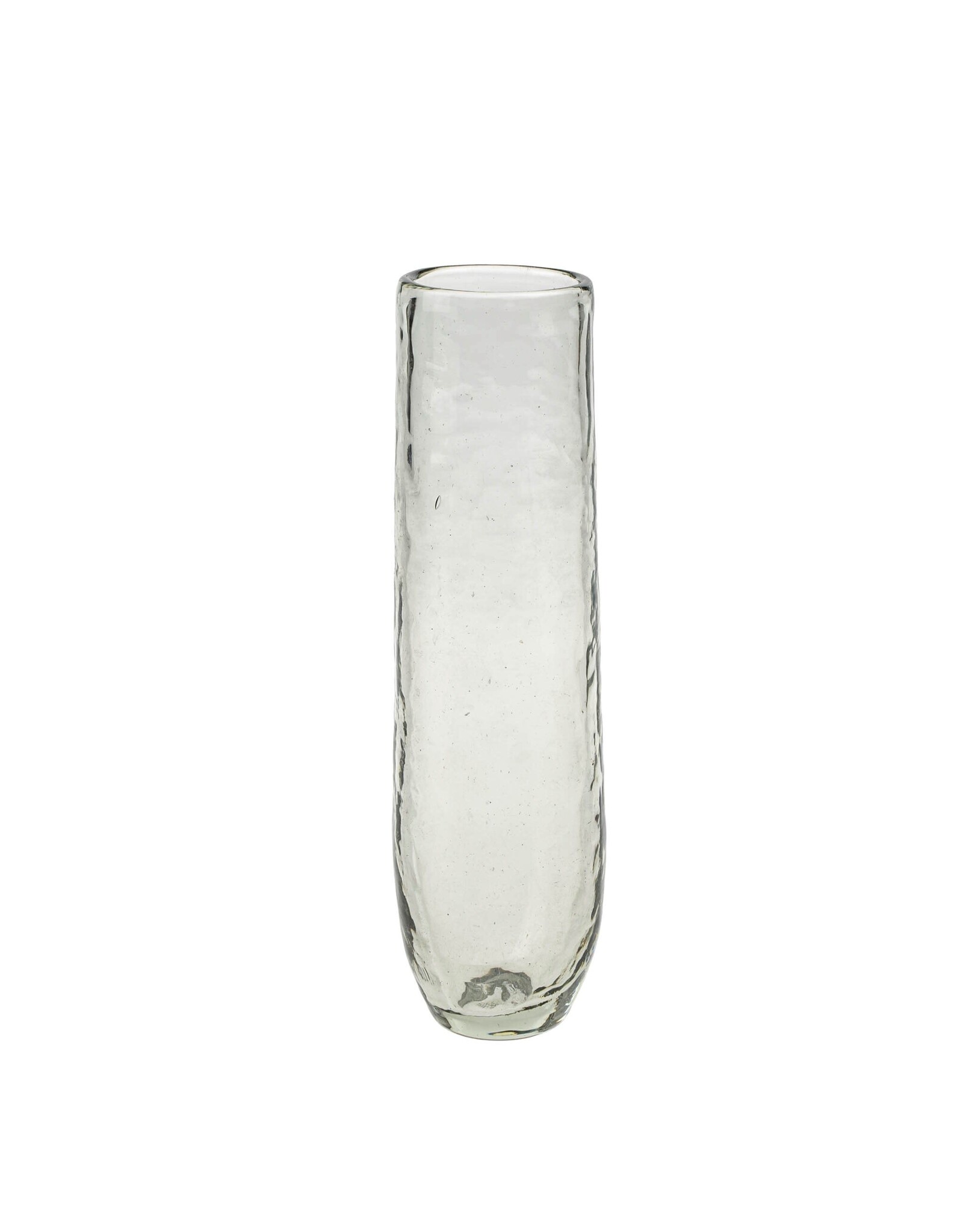 Hammered Glass Bud Vase