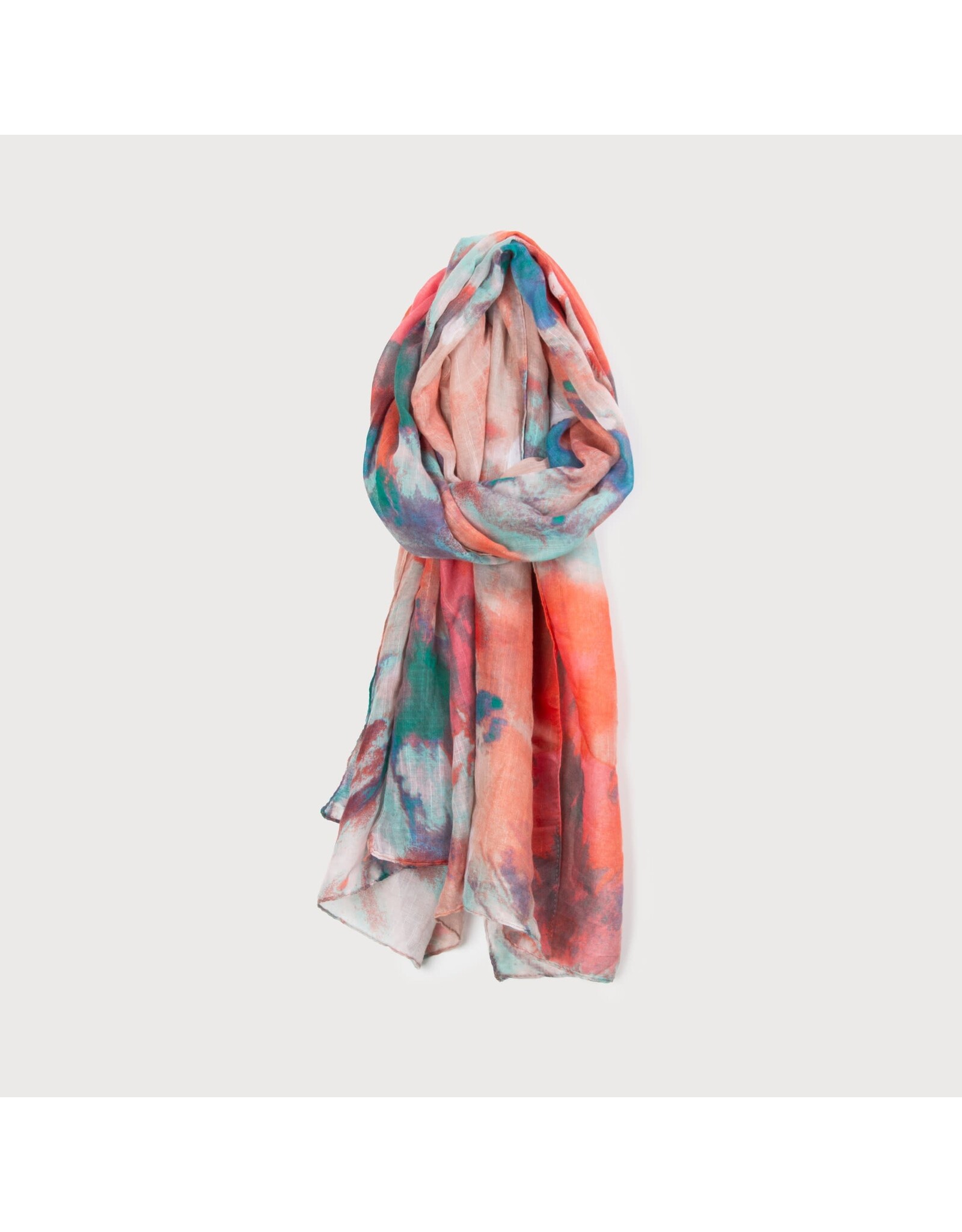 Abstract Turquoise Scarf