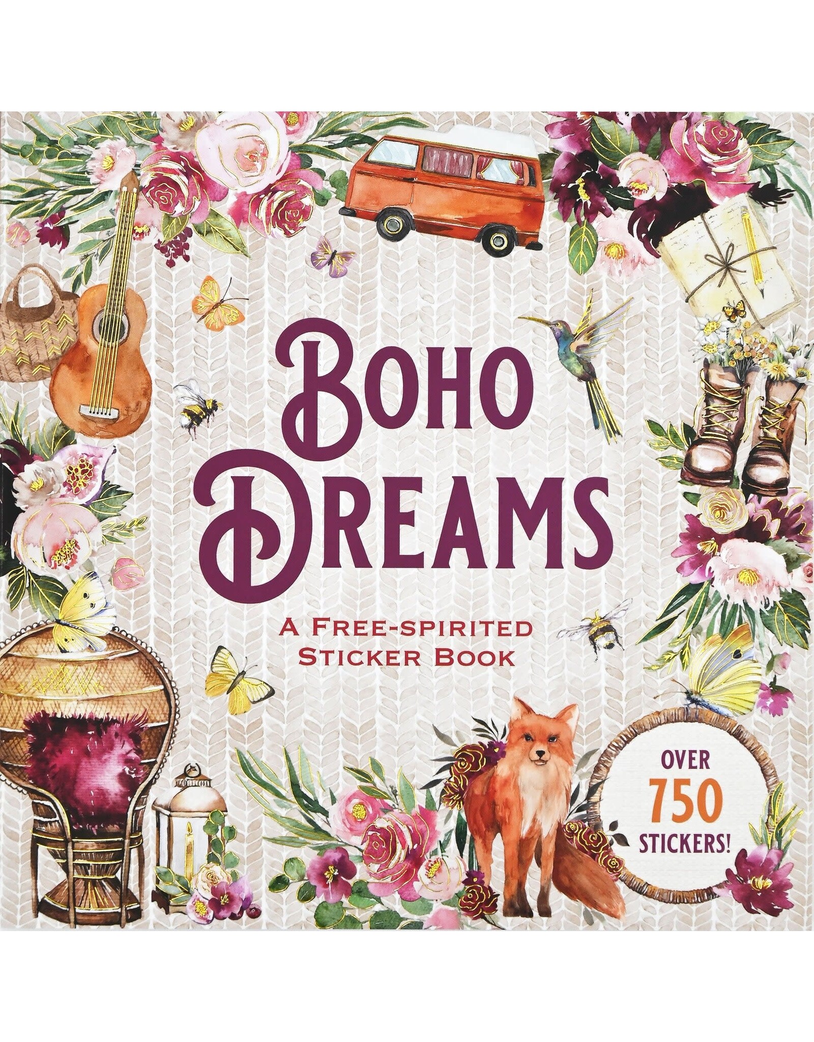 Boho Dreams Sticker Book