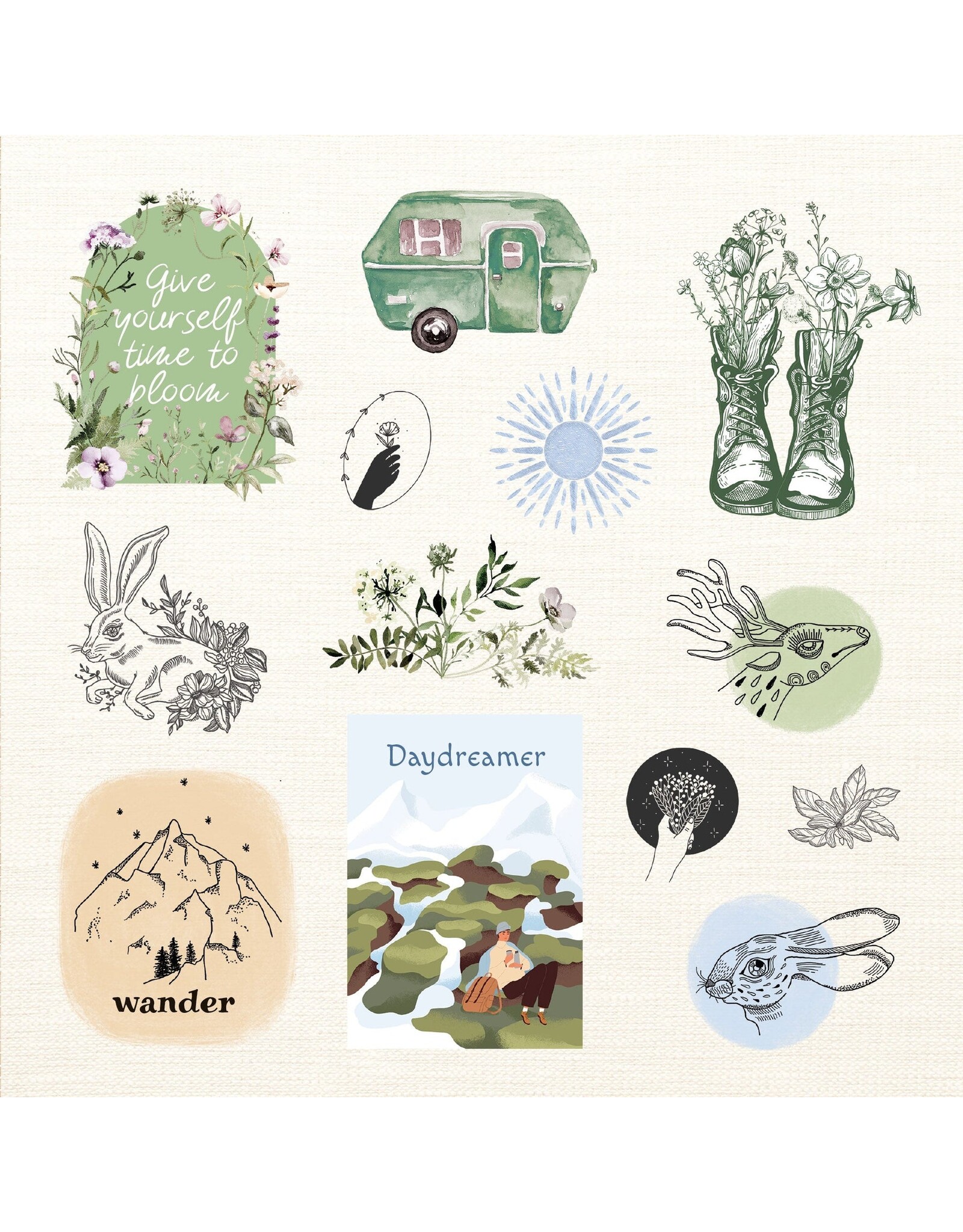 Boho Dreams Sticker Book