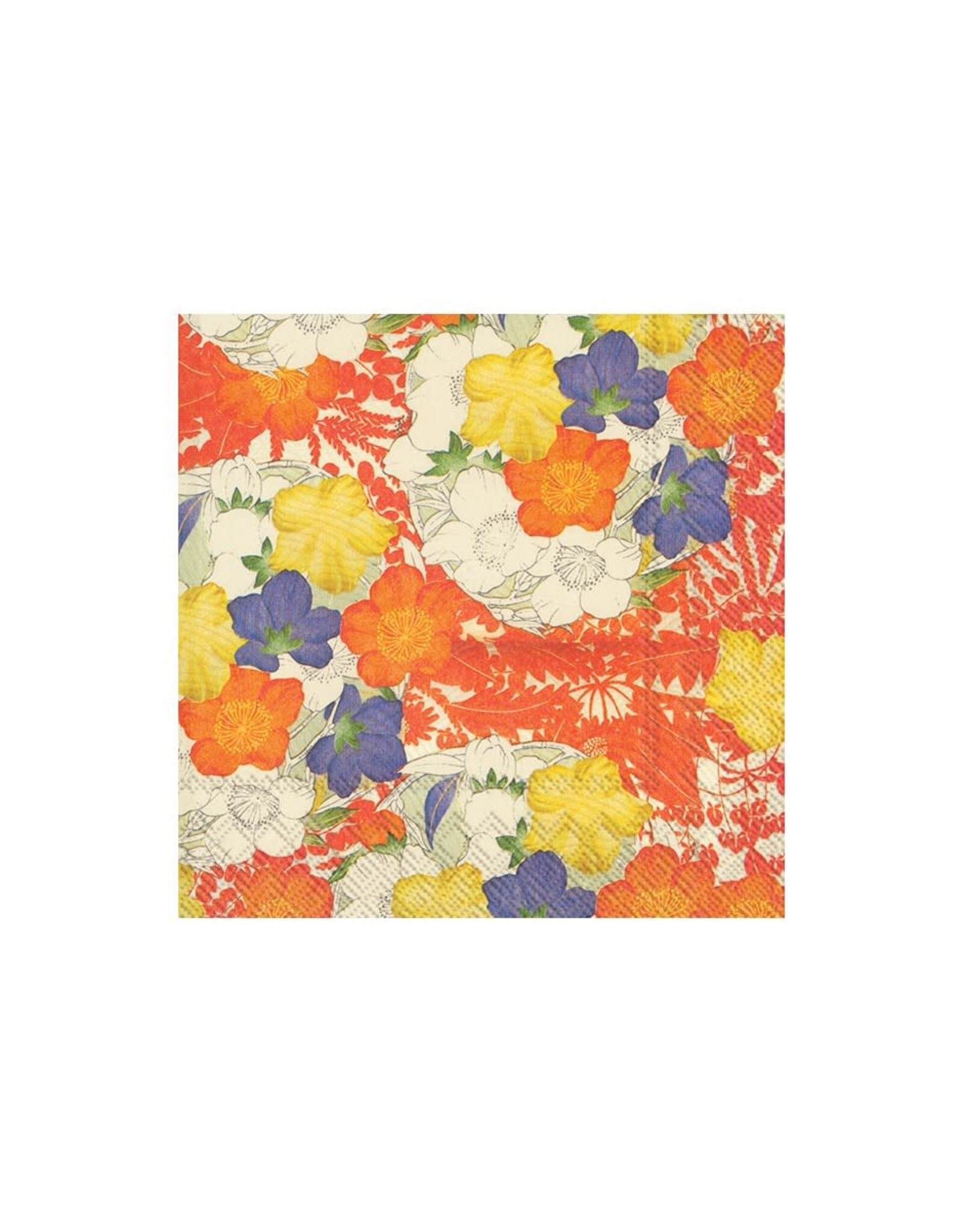 Kimono Flowers - Cocktail Napkin