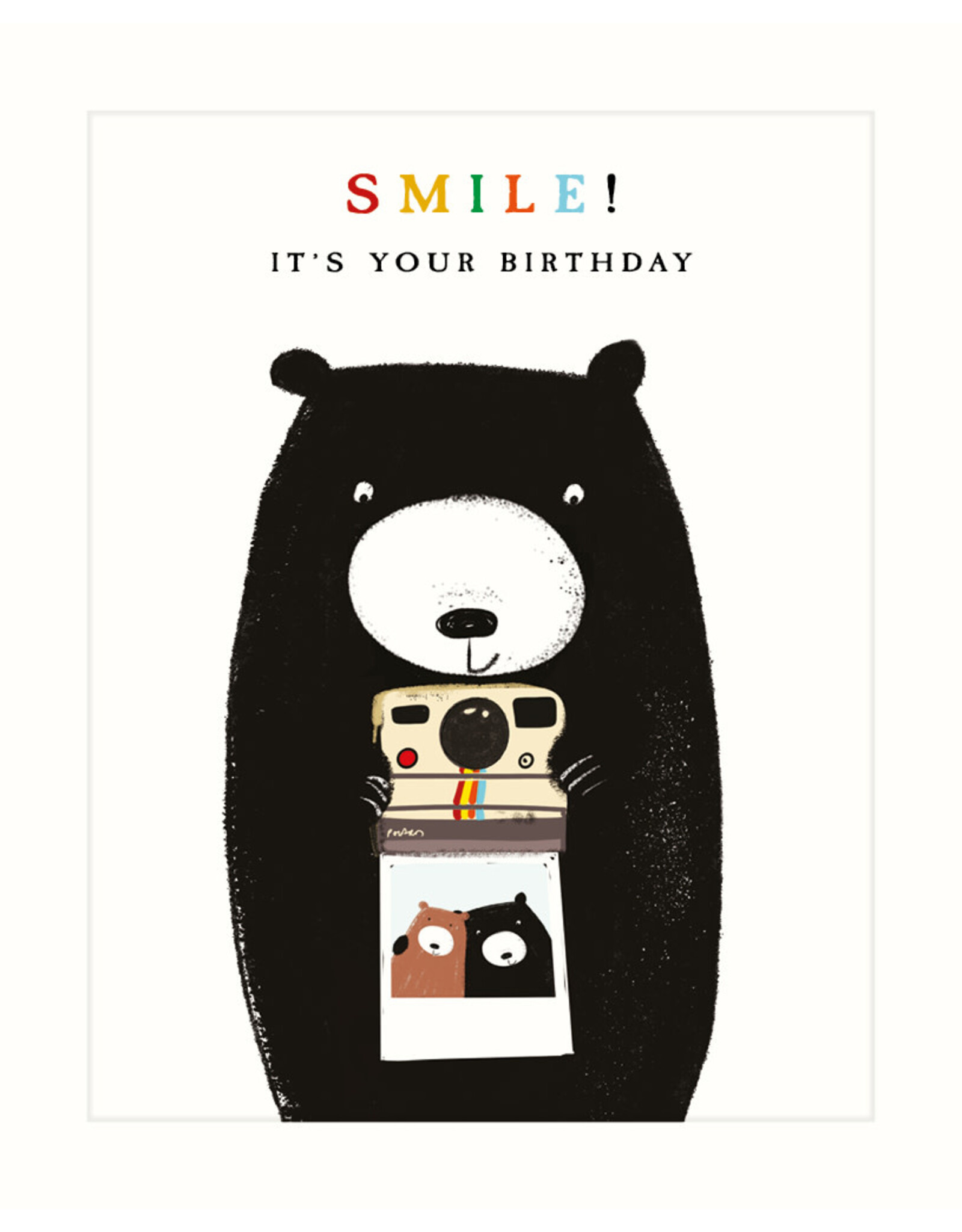 Birthday - Bear with Camera