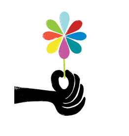 Just Because - Hand with Flower