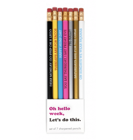 snifty Hello Week Pencils - Set of 7